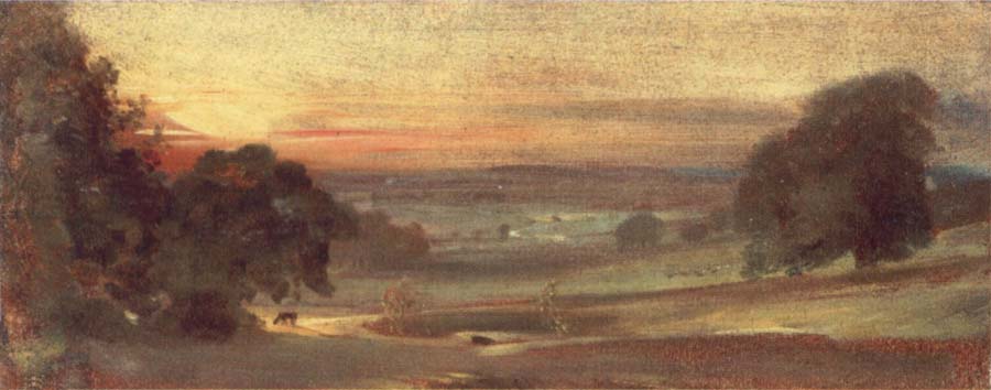 The Valley of the Stour at Sunset 31 October 1812